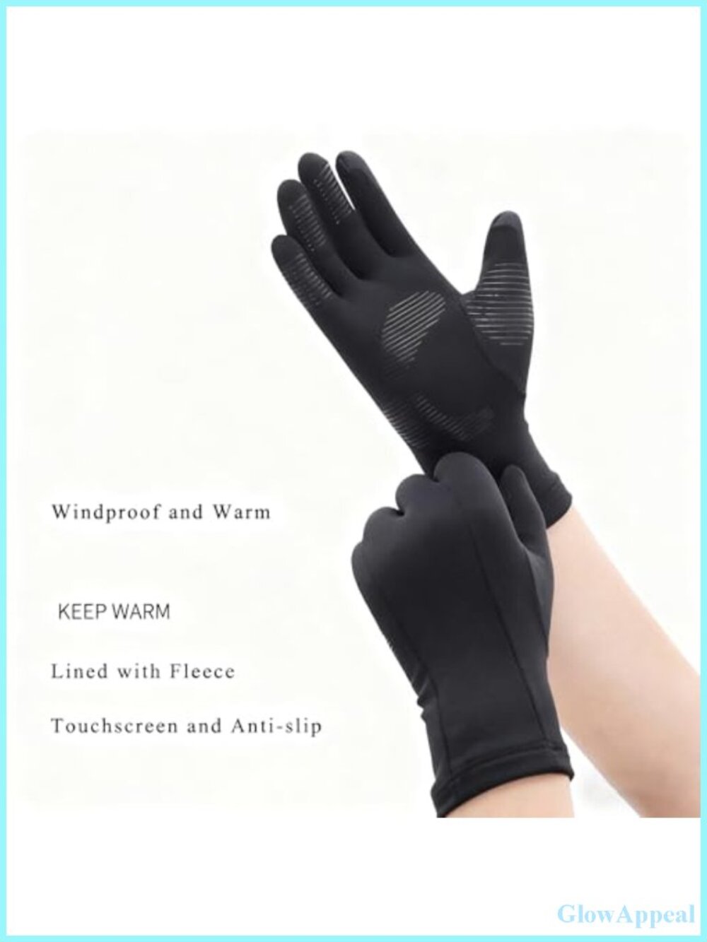 Unisex Lightweight Running Gloves - Anti-Slip Touch Screen Winter Gloves for - Picture 6 of 6